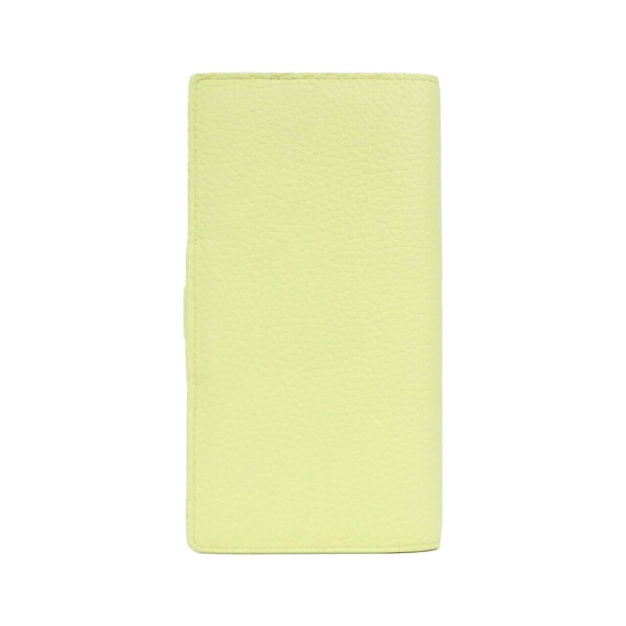 Louis Vuitton Green Leather Long Wallet