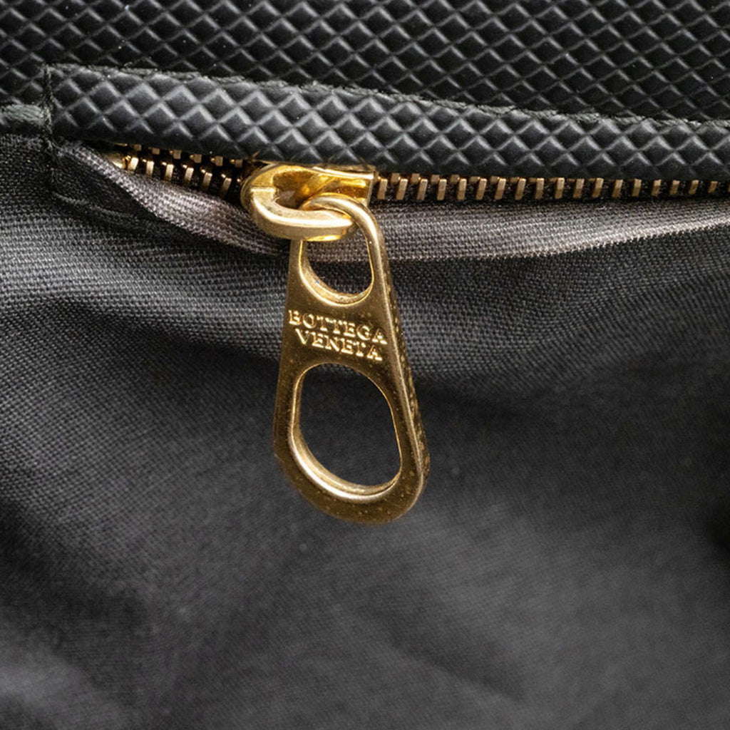Bottega Veneta Black Pvc Leather Tote Bag