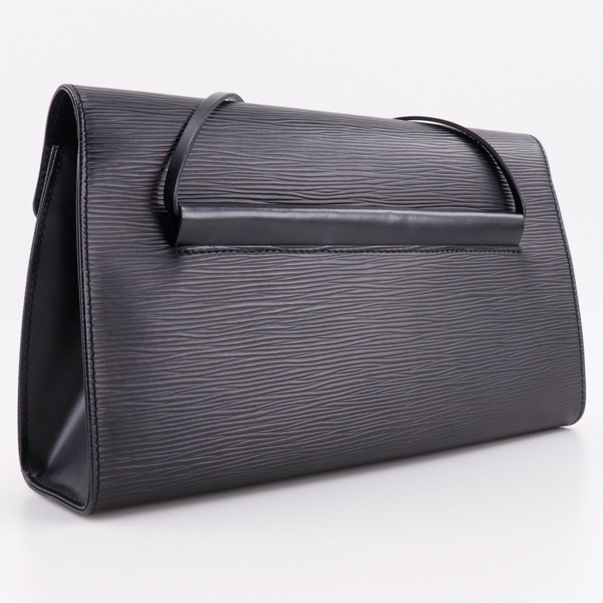 Louis Vuitton Black Noir Epi Leather Shoulder Bag