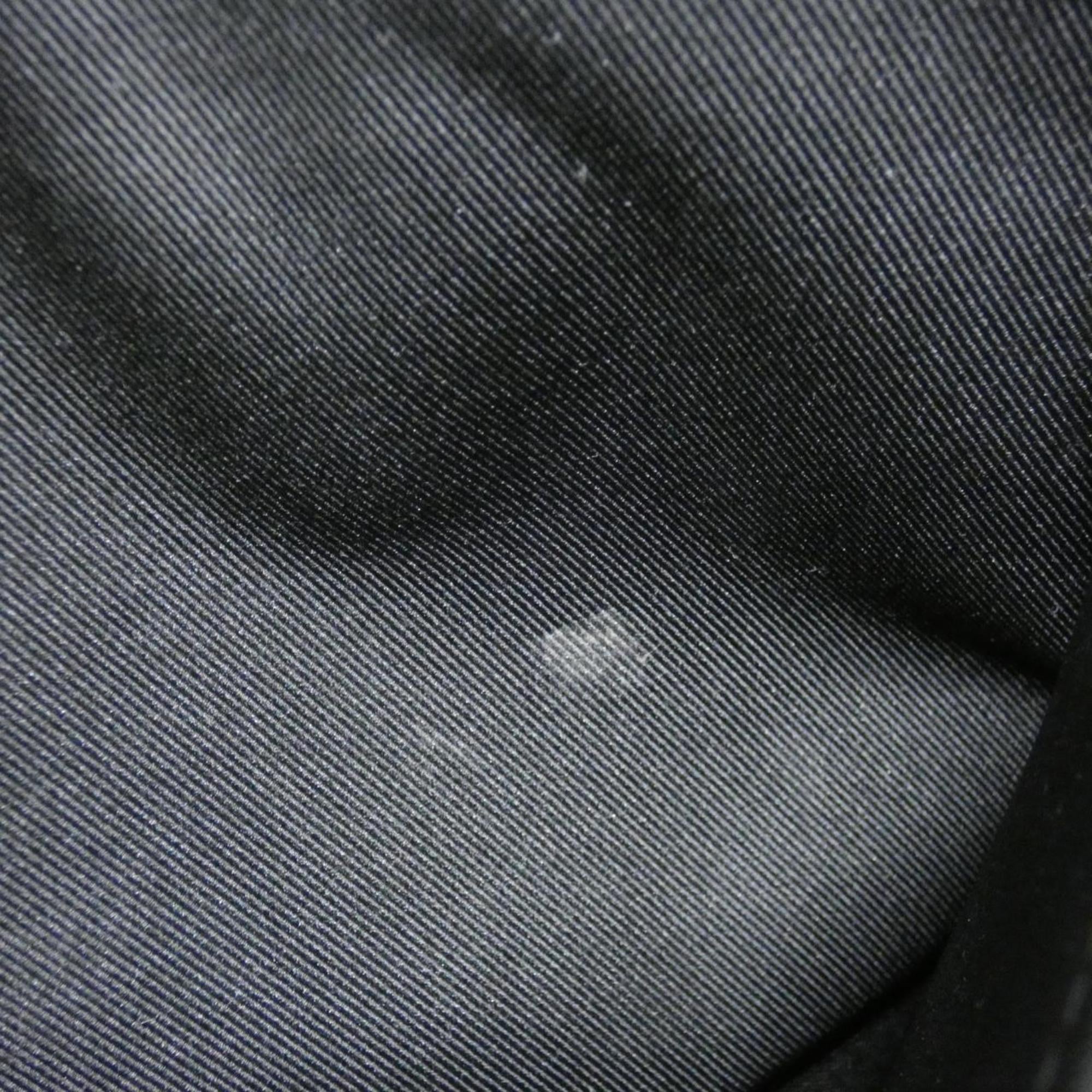 Louis Vuitton Black Coated Canvas Shoulder Bag