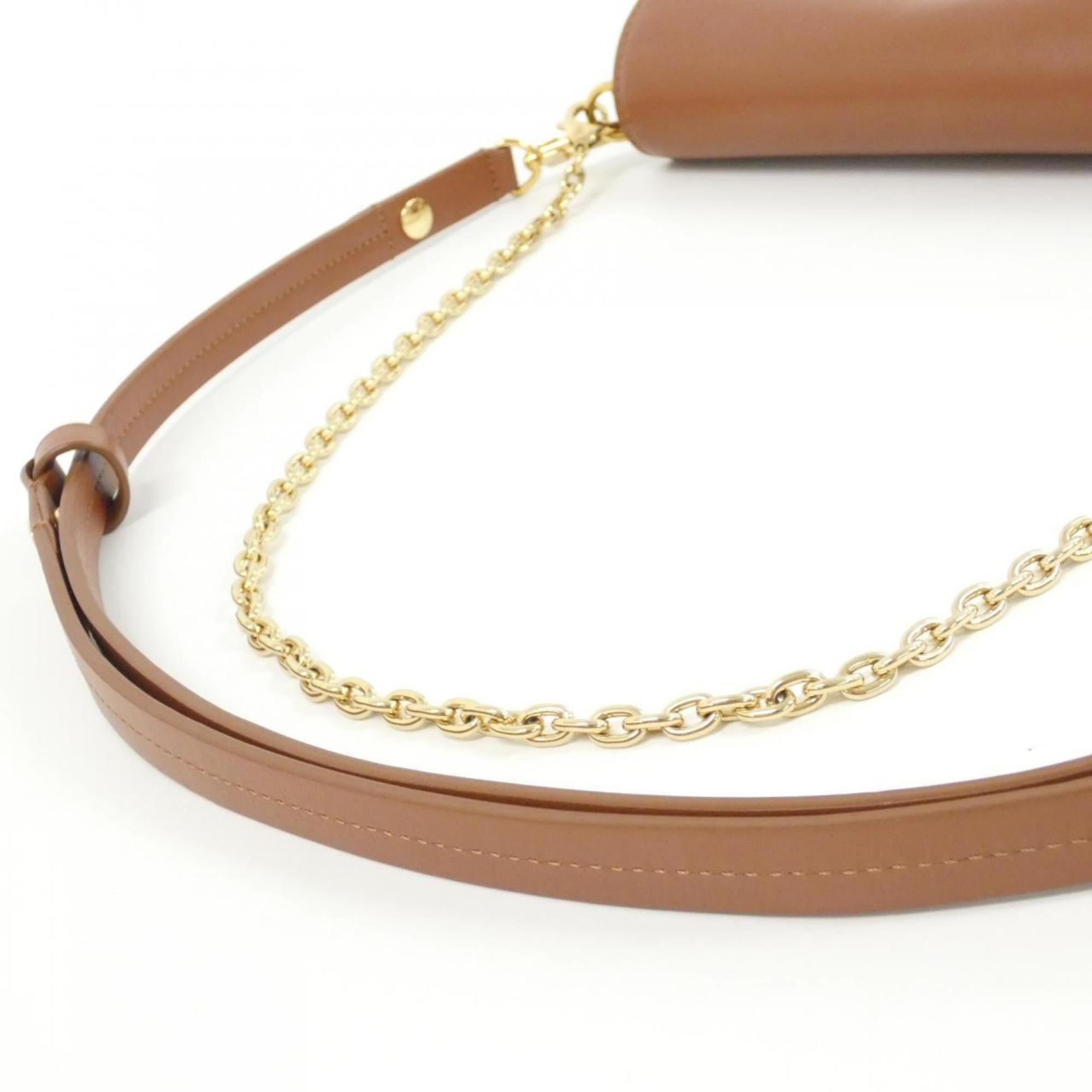 Louis Vuitton Caramel Marron Coated Canvas Leather Shoulder Bag