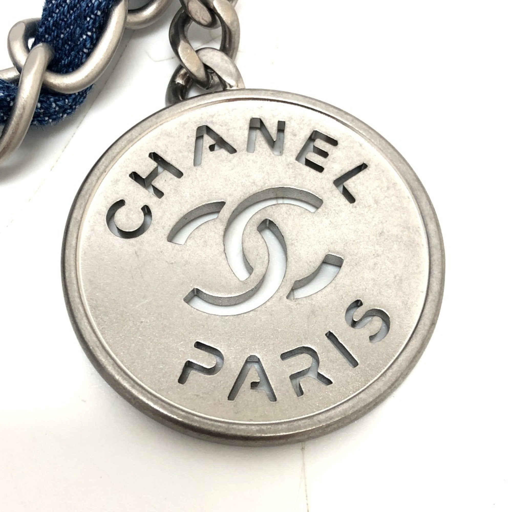 Chanel Blue Denim Shoulder Bag