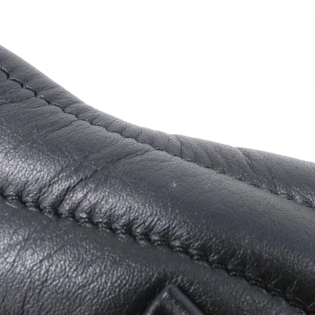 Louis Vuitton Black Leather Shoulder Bag