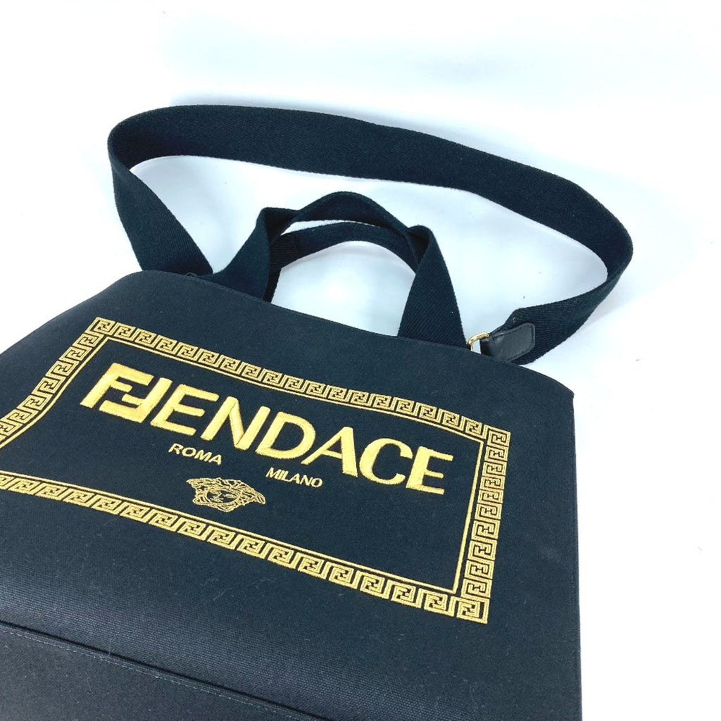 Fendi Black Cloth Shoulder Bag