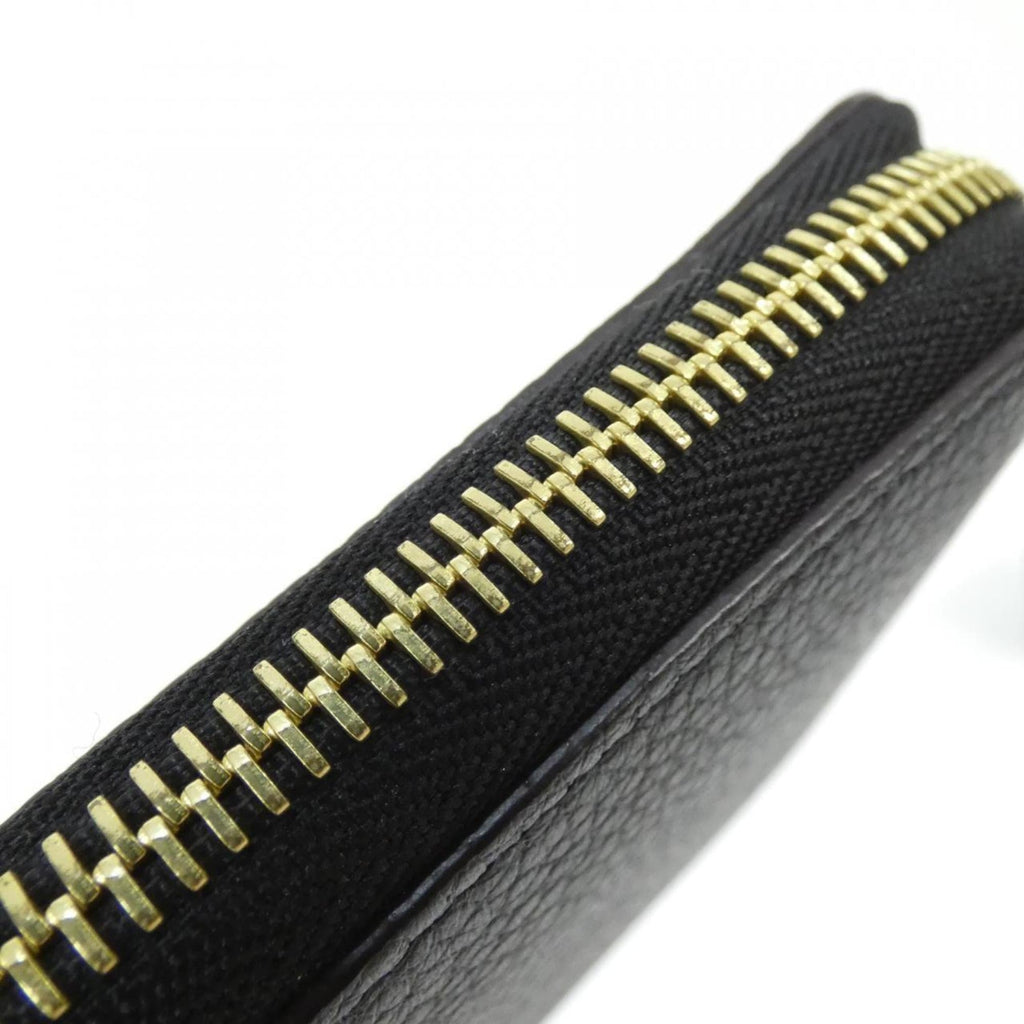 Louis Vuitton Black Leather Long Wallet