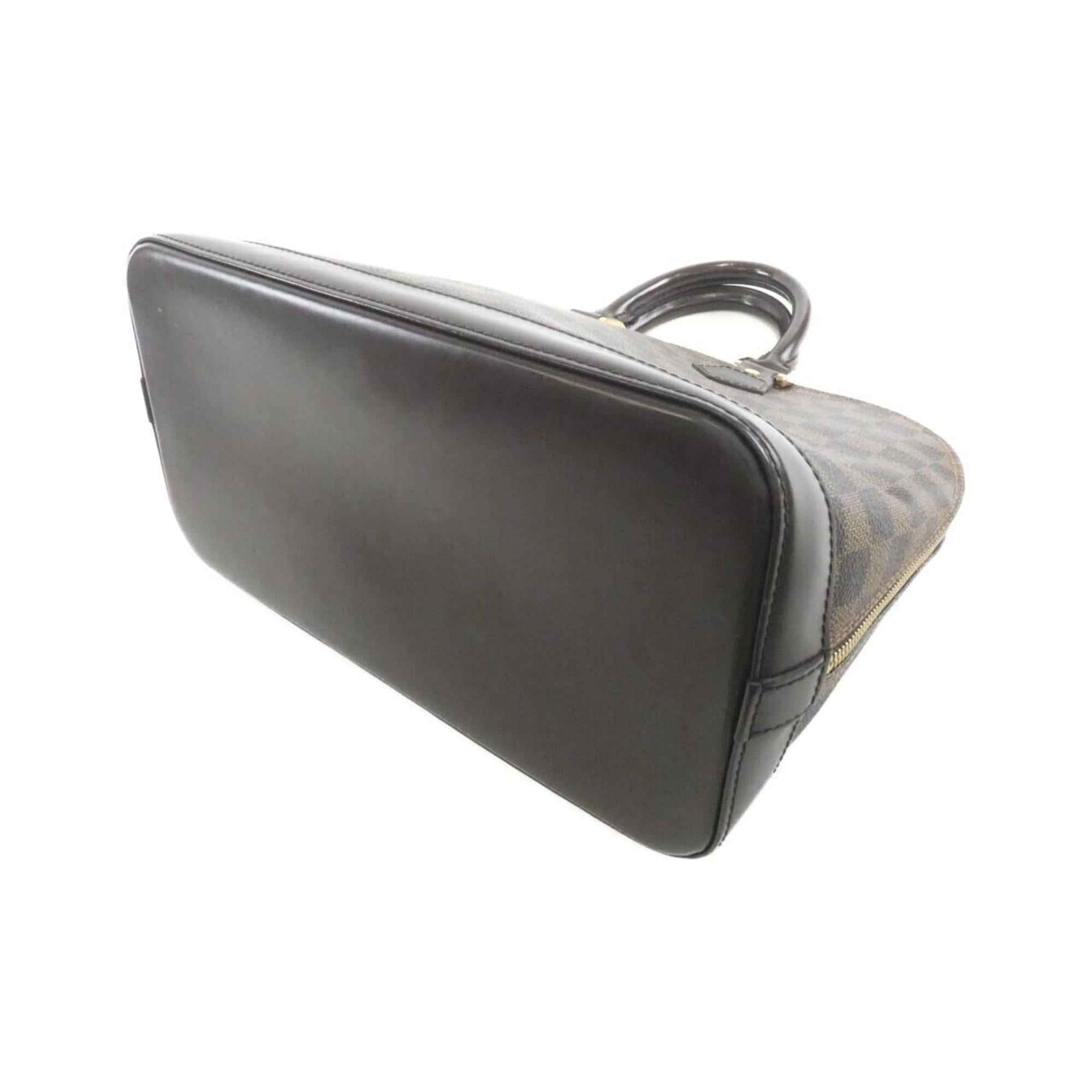 Louis Vuitton Brown Coated Canvas Handbag