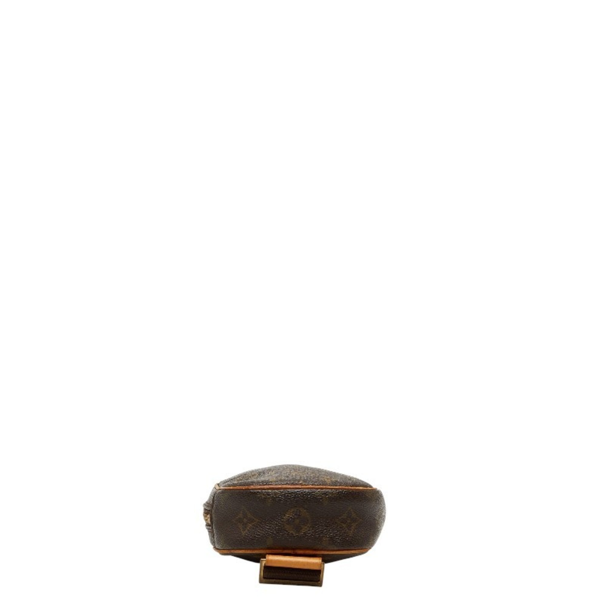 Louis Vuitton Brown Pvc Leather Sling Bag