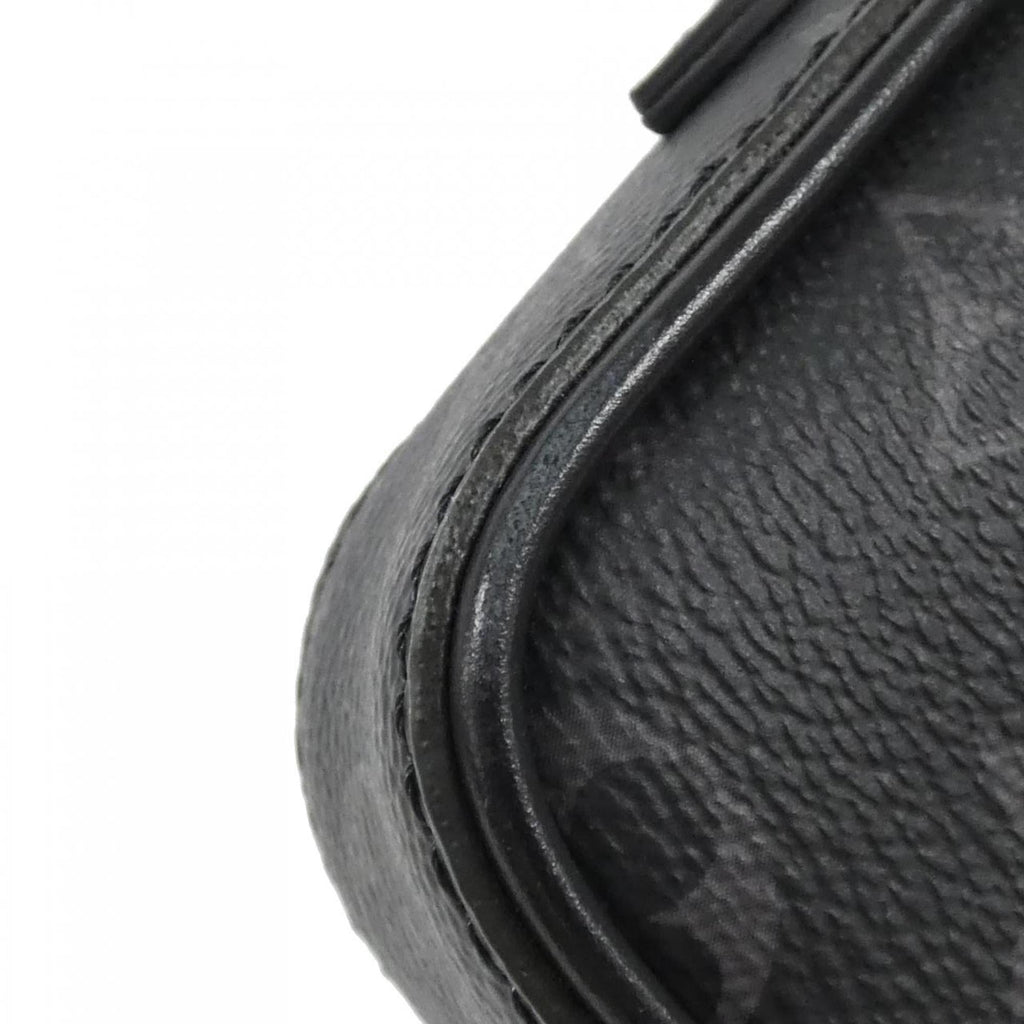 Louis Vuitton Black Coated Canvas Shoulder Bag