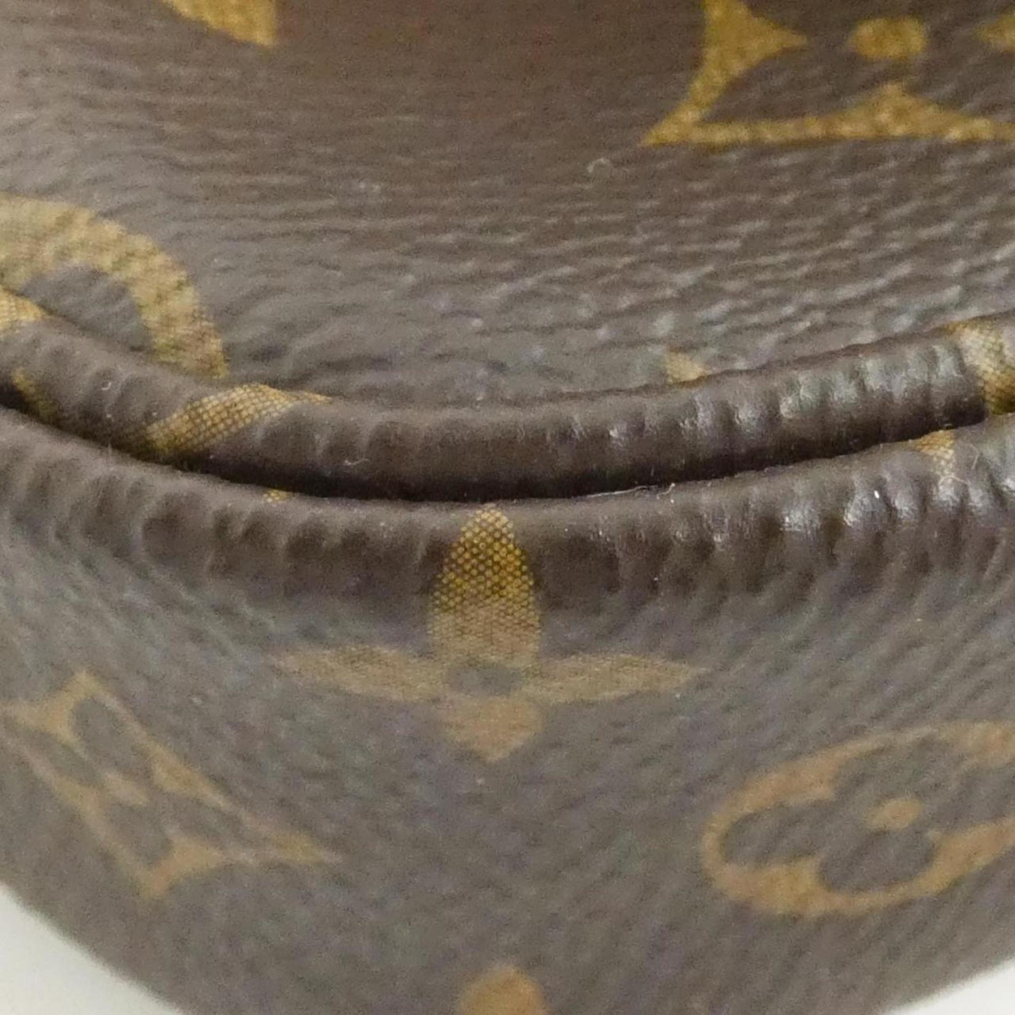 Louis Vuitton Brown Khaki Coated Canvas Pochette Shoulder Bag