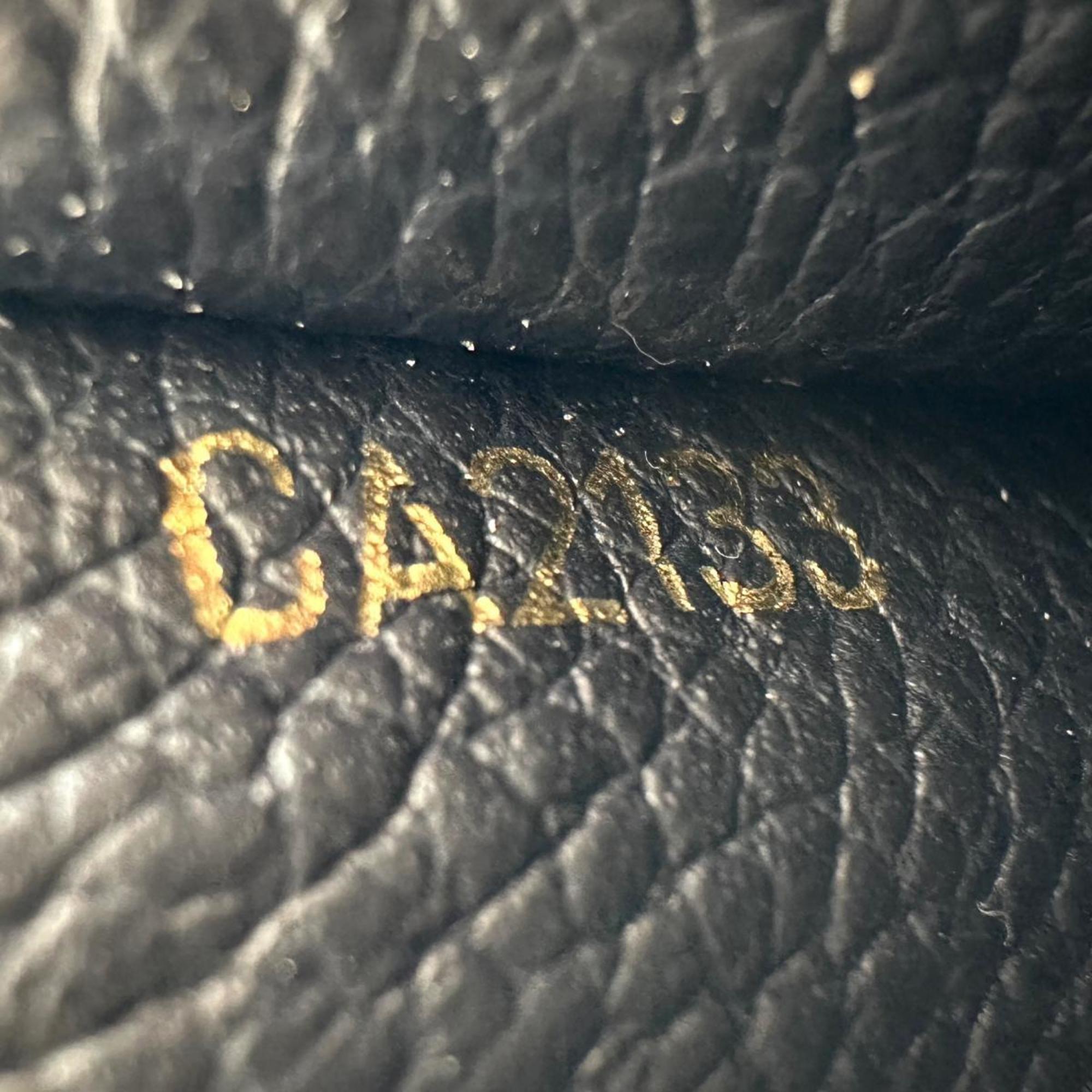 Louis Vuitton Infini Navy Monogram Empreinte Long Wallet (Tri-Fold)