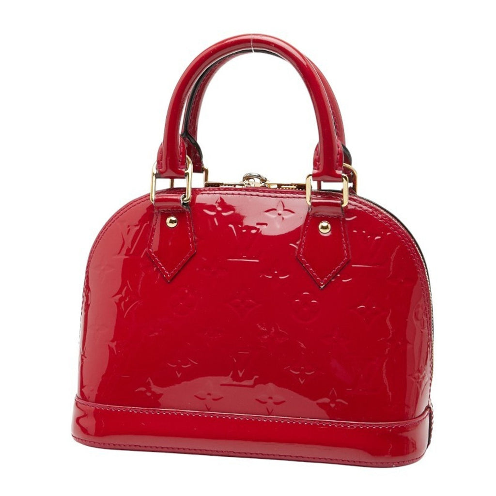 Louis Vuitton Pomme D'amour Red Color Patent Leather Handbag Shoulder Bag