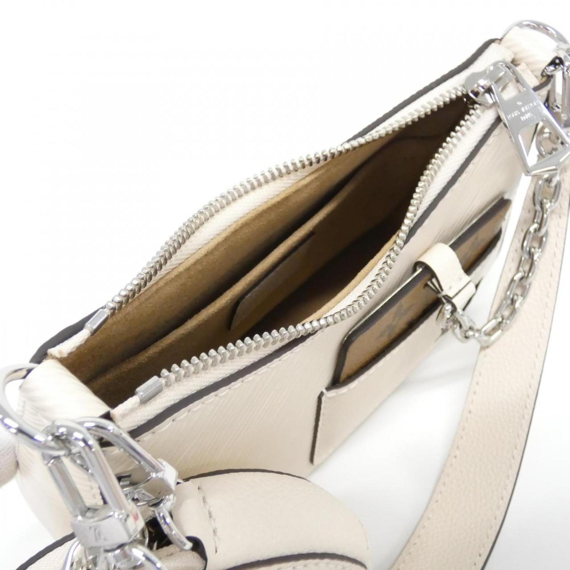 Louis Vuitton Epi Silver Leather Shoulder Bag