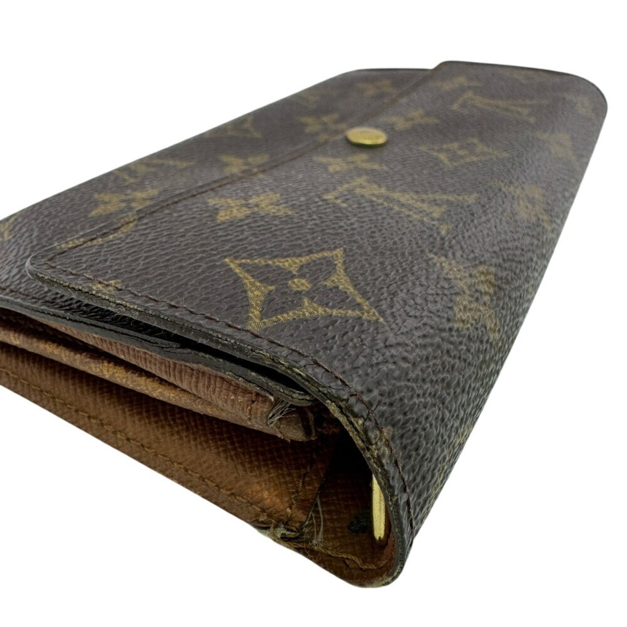 Louis Vuitton Monogram Brown Leather Wallet