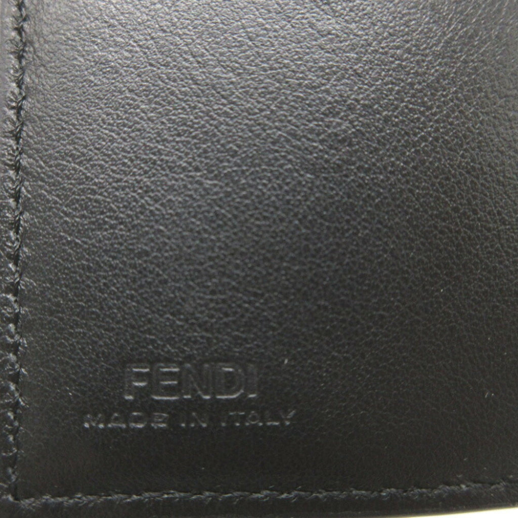 Fendi Black Leather Wallet (Tri-Fold)