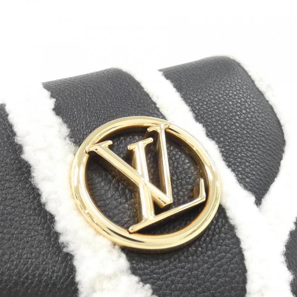 Louis Vuitton Black Leather Shoulder Bag