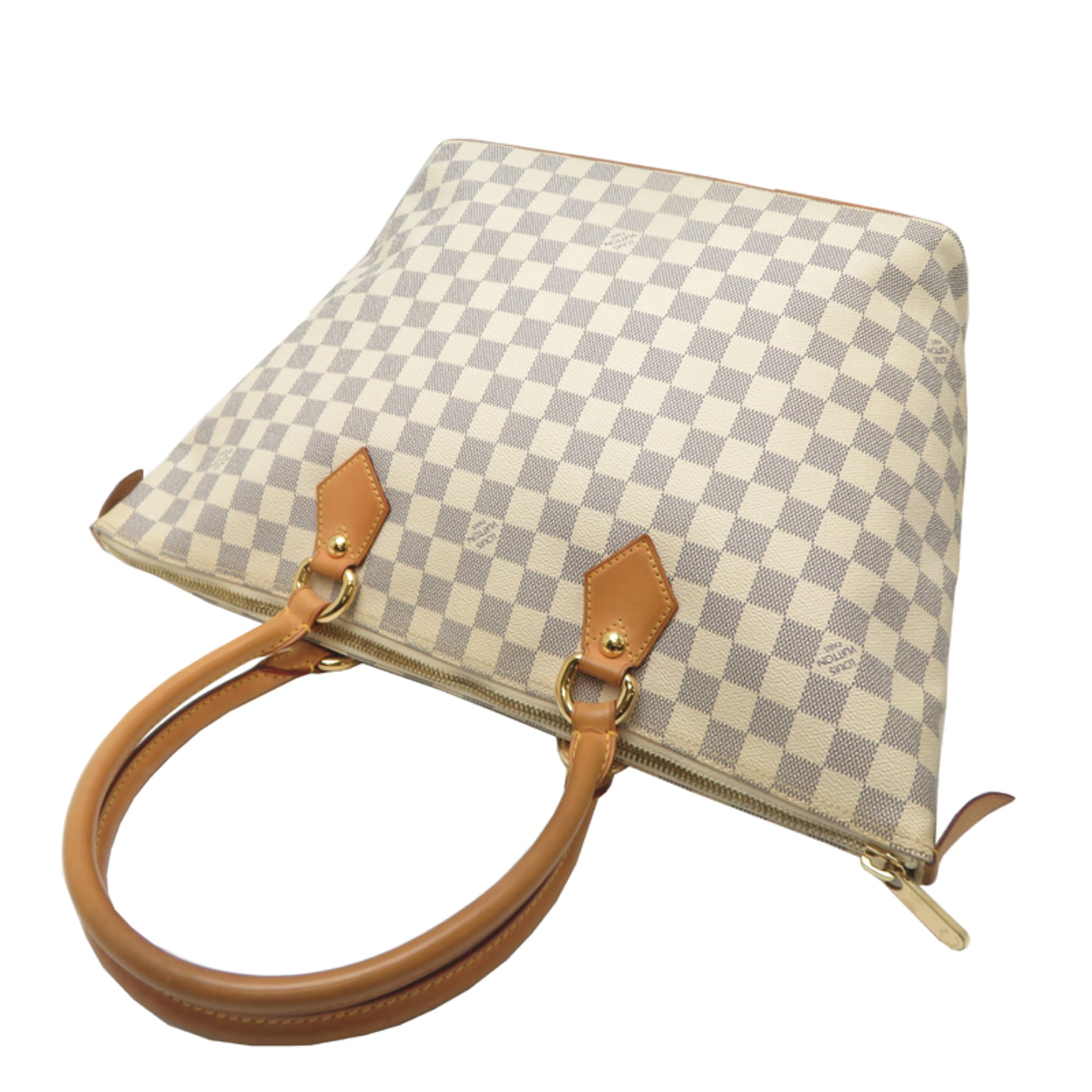 Louis Vuitton White Damier Azur Tote Bag