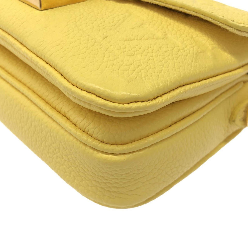 Louis Vuitton Yellow Leather Shoulder Bag