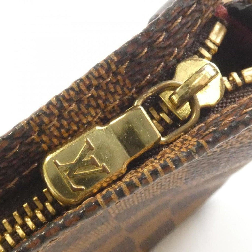 Louis Vuitton Brown Coated Canvas Pouch