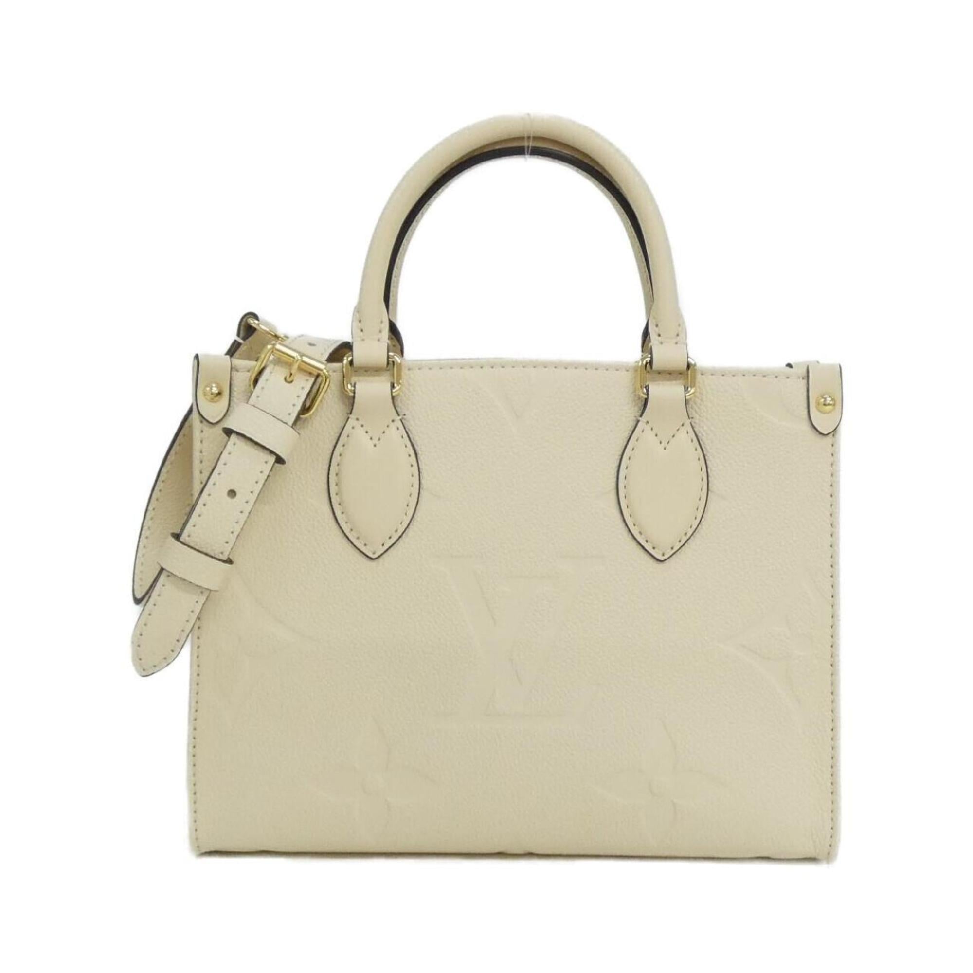 Louis Vuitton Beige Leather Handbag