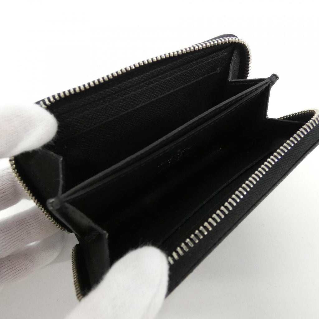 Louis Vuitton Black Leather Coin Purse/Coin Case