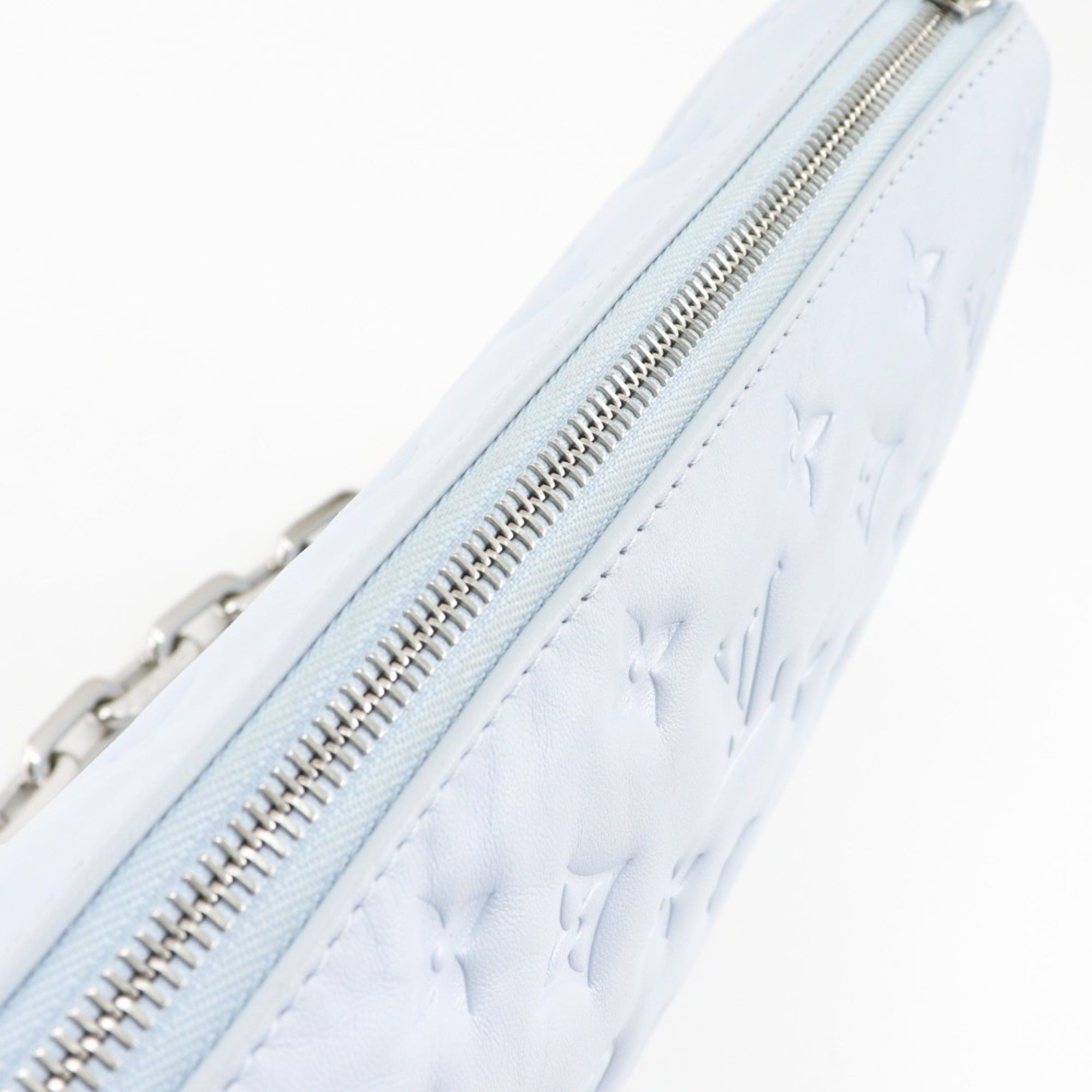Louis Vuitton Light Blue Monogram Shoulder Bag