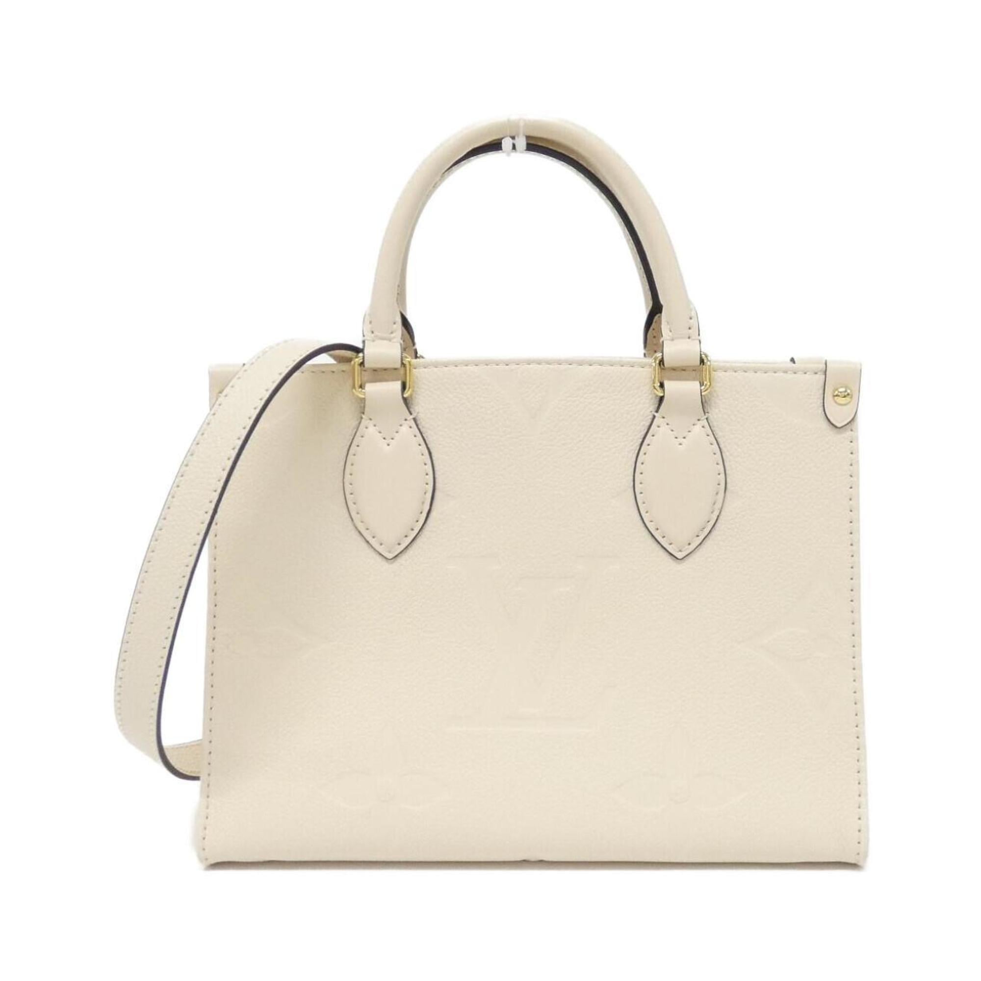 Louis Vuitton Beige Leather Handbag