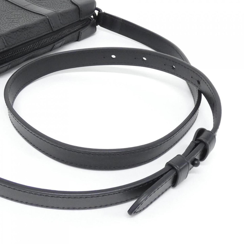Louis Vuitton Black Leather Shoulder Bag