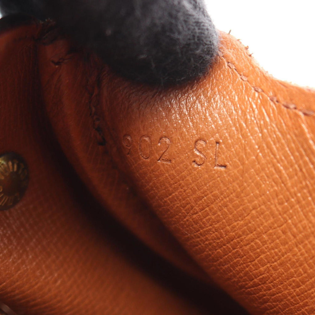 Louis Vuitton Brown Monogram Coated Canvas Leather Shoulder Bag