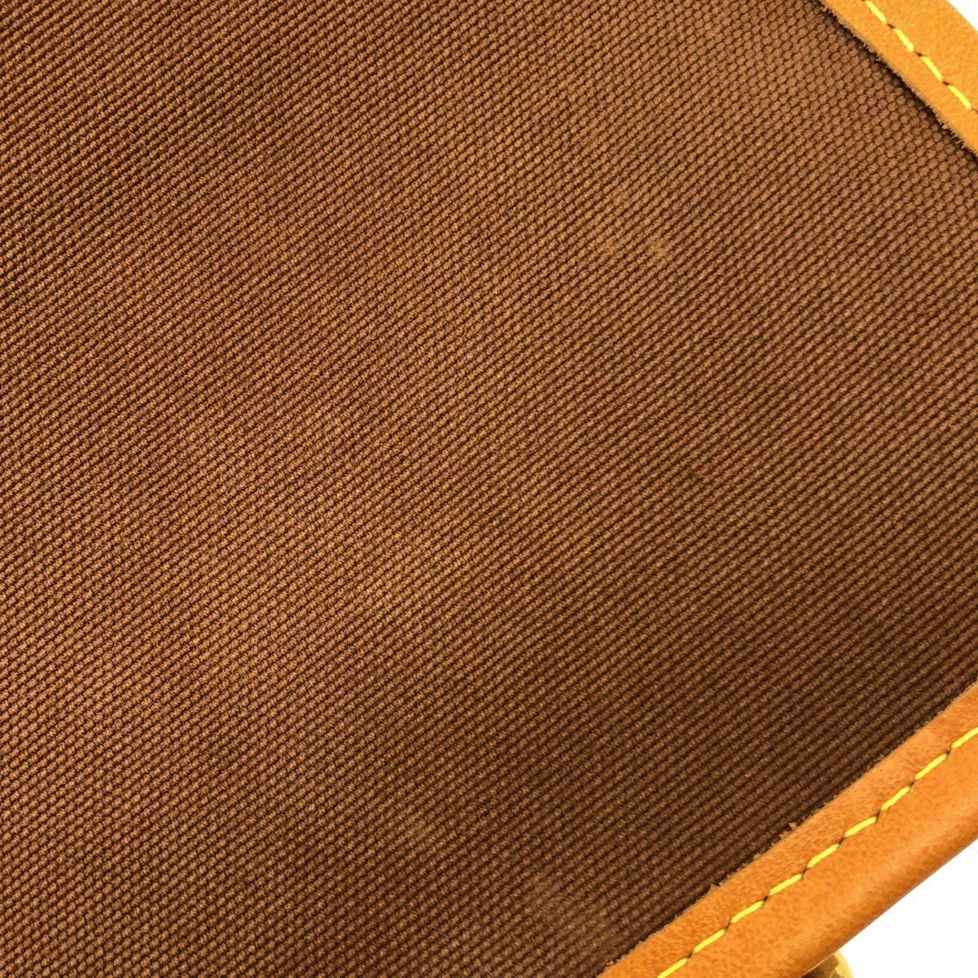 Louis Vuitton Brown Coated Canvas Shoulder Bag
