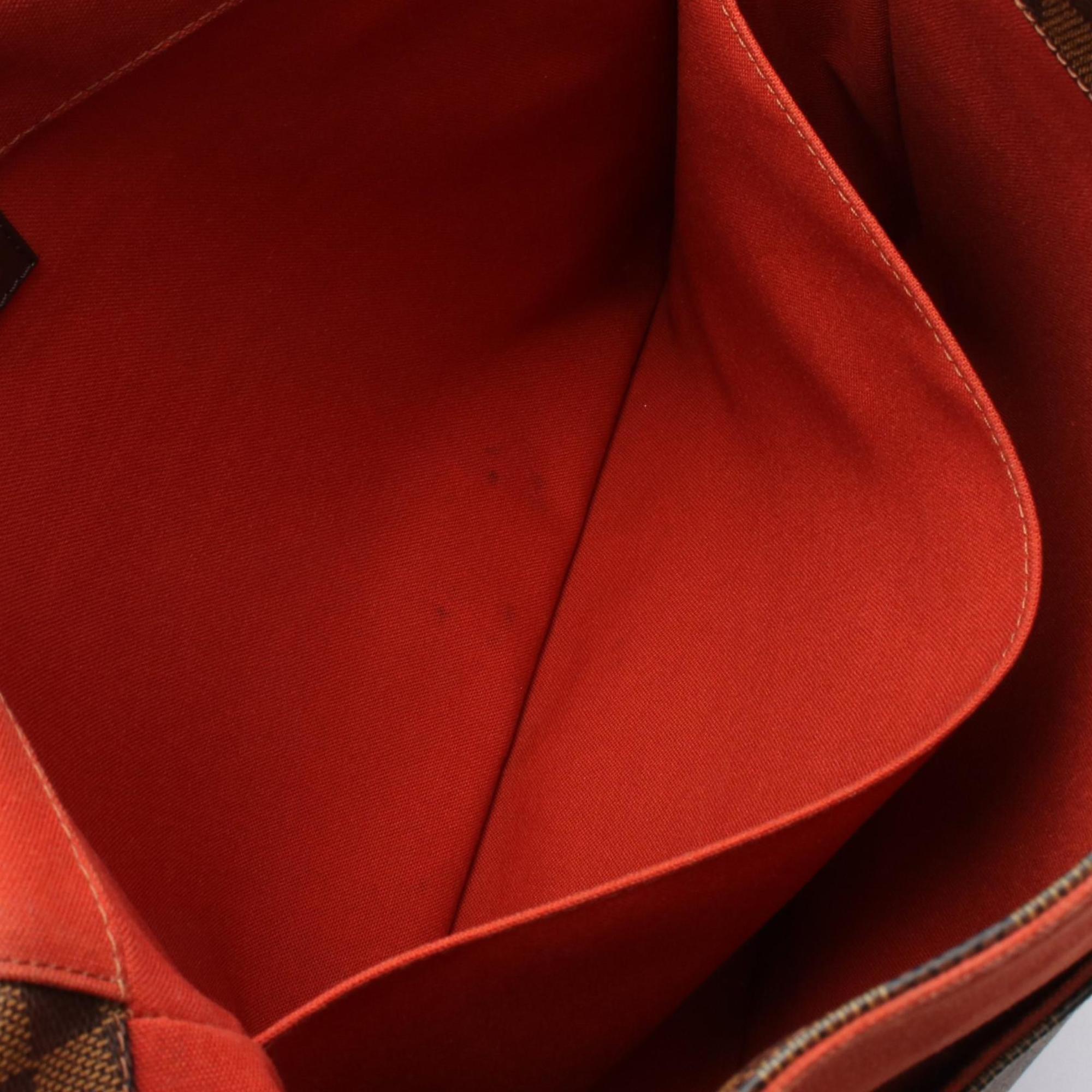 Louis Vuitton Brown Ebene Coated Canvas Leather Shoulder Bag