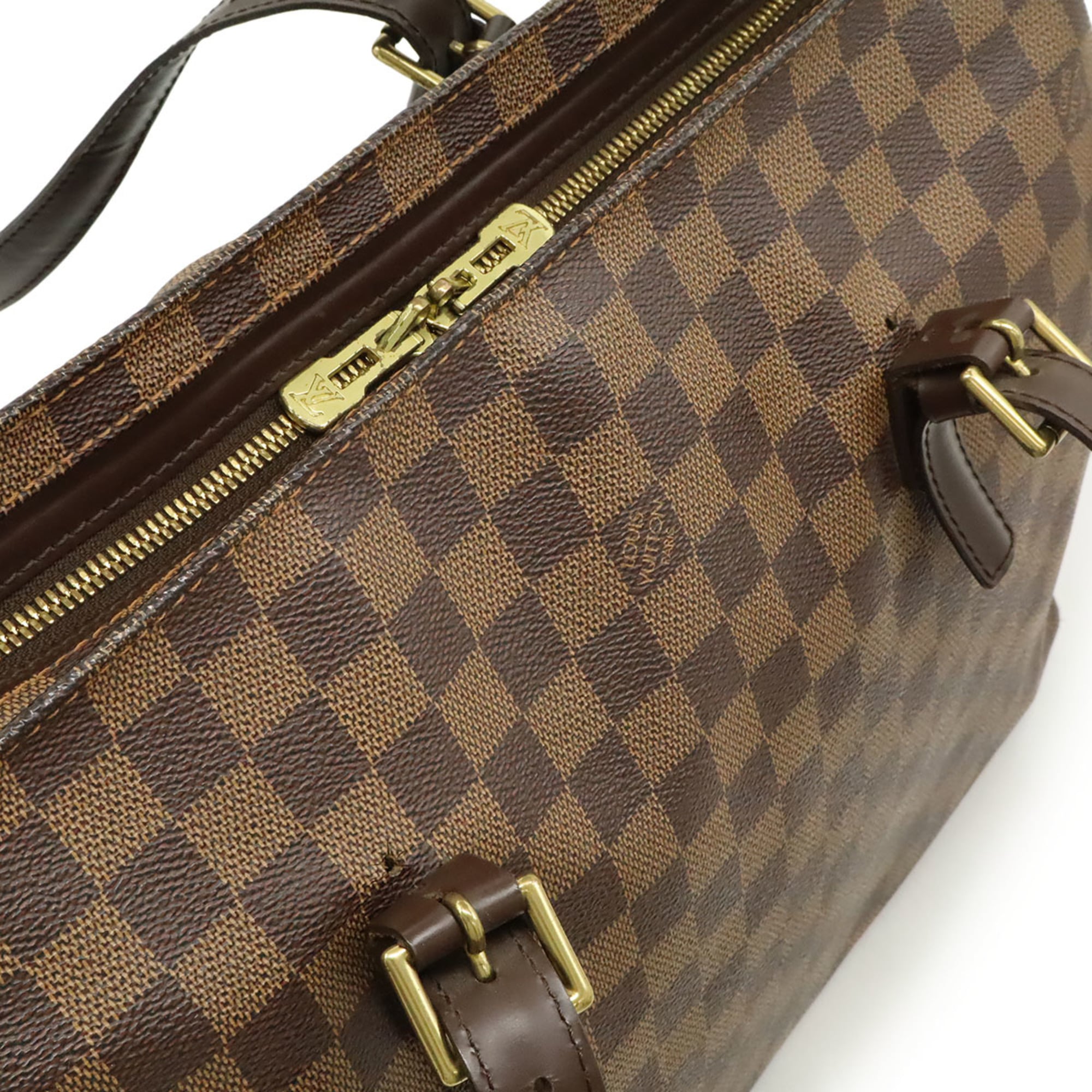 Louis Vuitton Damier Brown Pvc Shoulder Bag Tote Bag