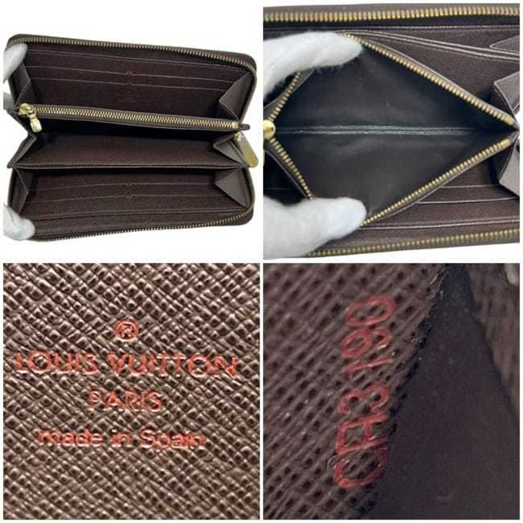 Louis Vuitton Brown Damier Canvas Ebene Damier Canvas Long Wallet
