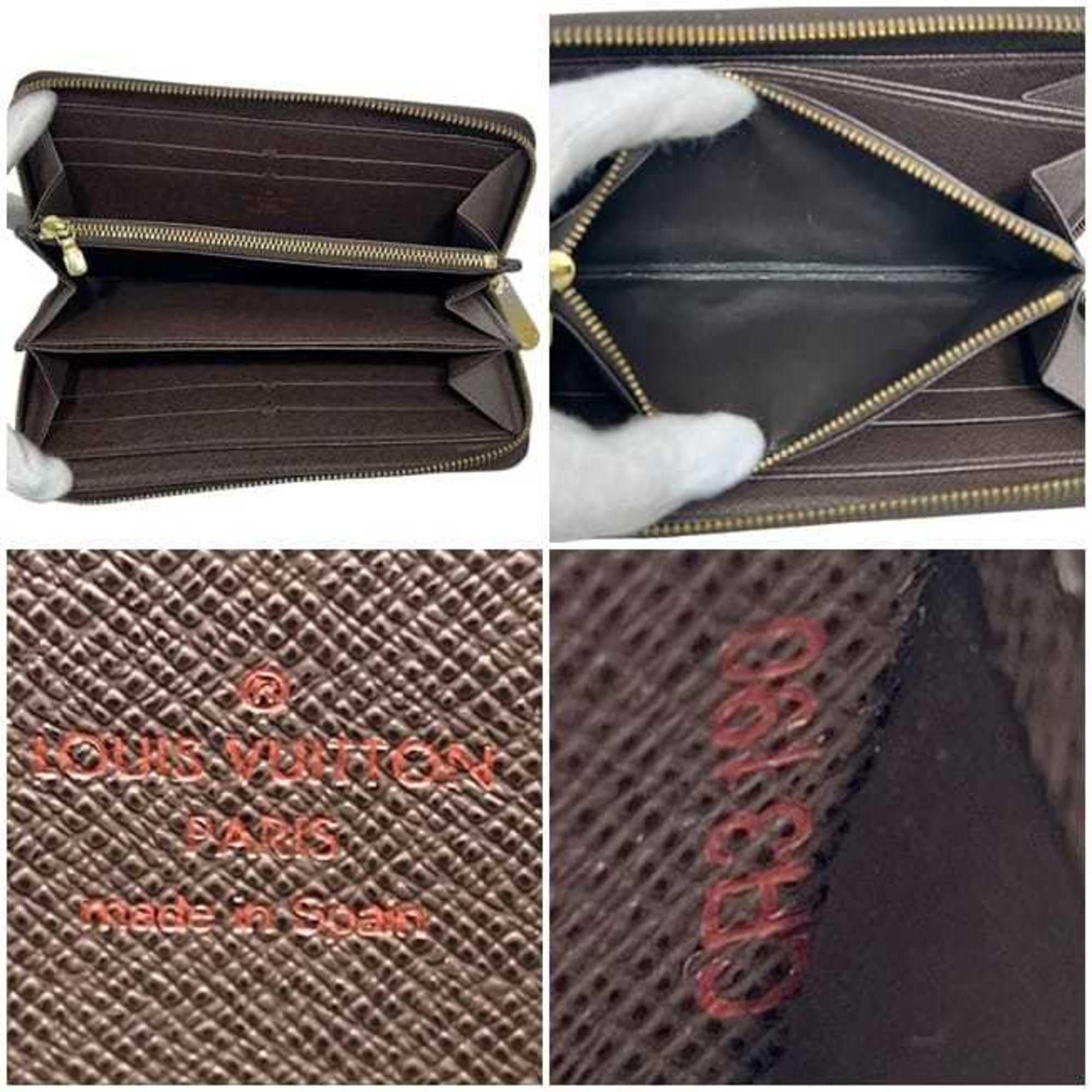 Louis Vuitton Brown Damier Canvas Ebene Damier Canvas Long Wallet
