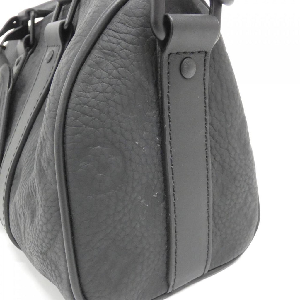 Louis Vuitton Taurillon Black Leather Boston Bag