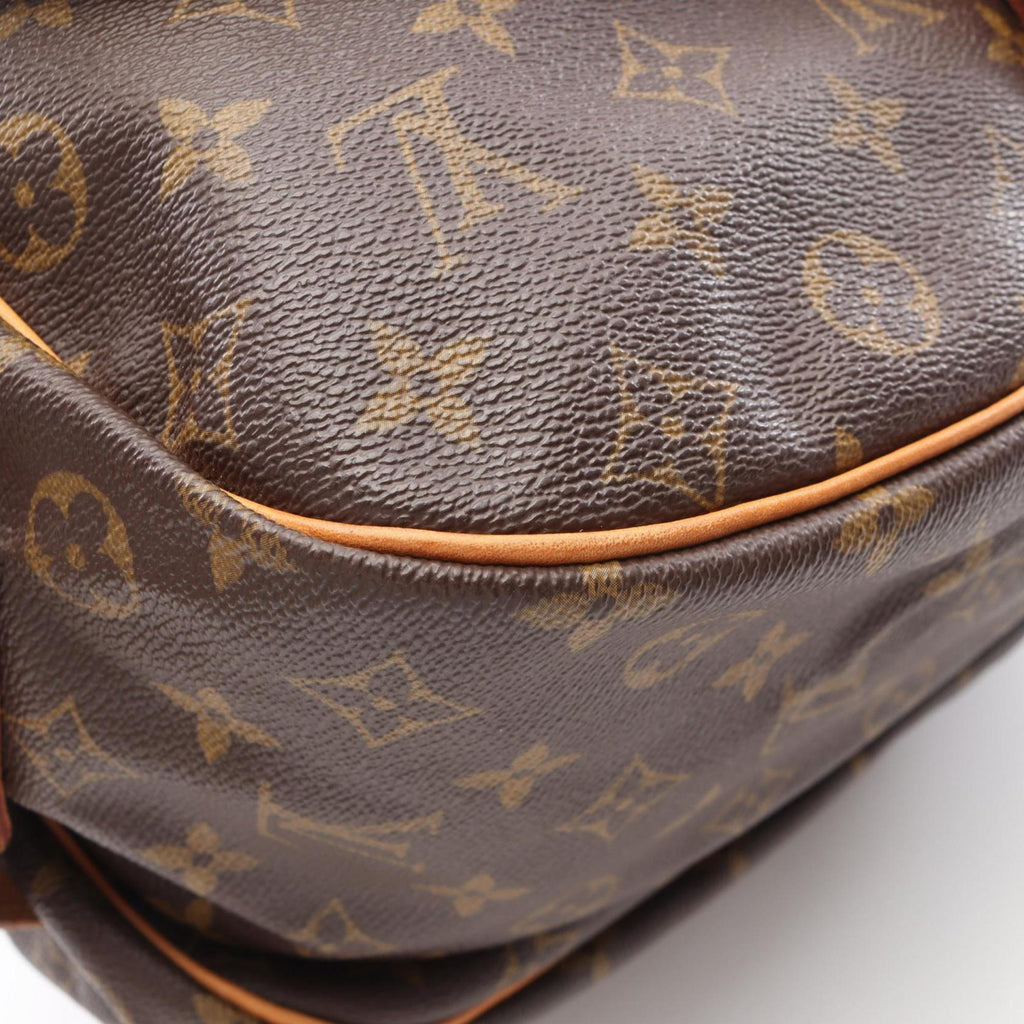 Louis Vuitton Brown Coated Canvas Pvc Monogram Leather Handbag Shoulder Bag