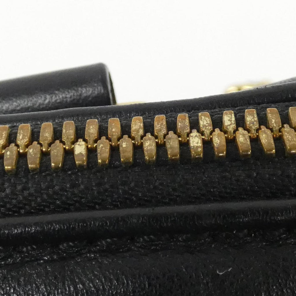 Louis Vuitton Black Leather Boston Bag