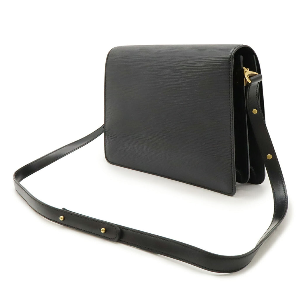 Louis Vuitton Epi Black Noir Epi Leather Pochette Shoulder Bag