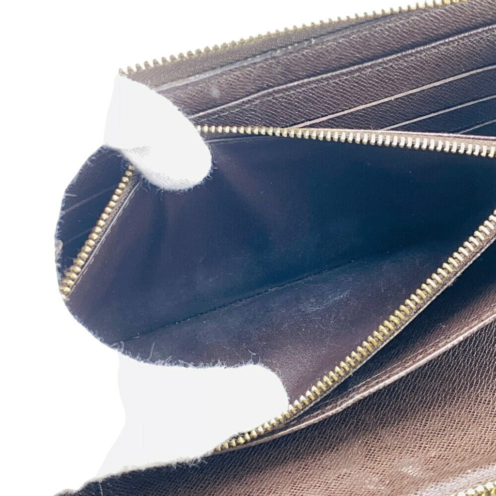 Louis Vuitton Brown Leather Long Wallet