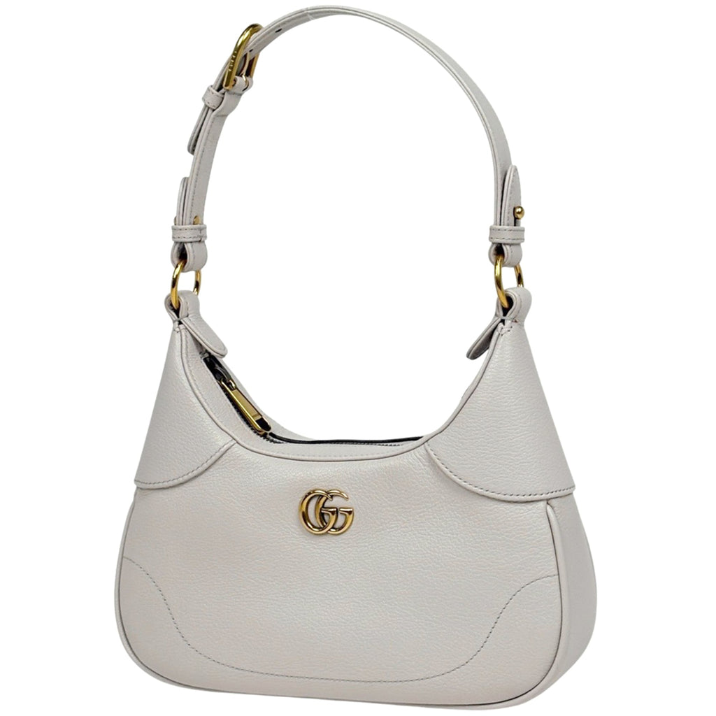 Gucci Ivory Leather Handbag Shoulder Bag (Pre-Owned)