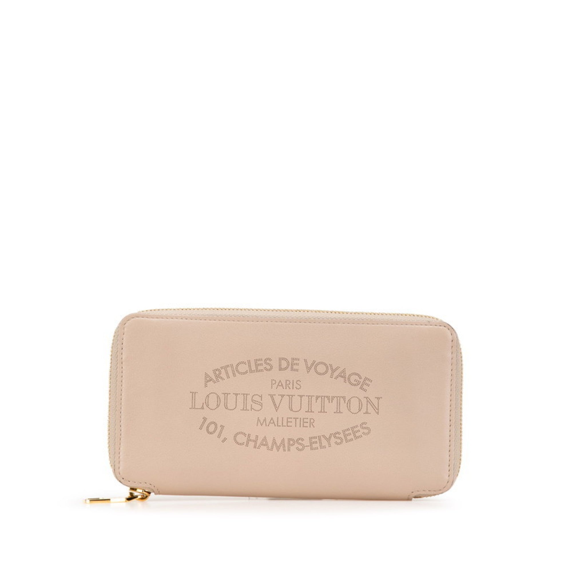 Louis Vuitton Brown Leather Long Wallet