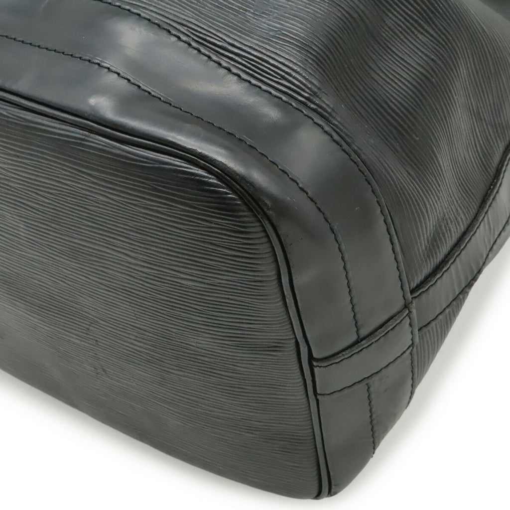 Louis Vuitton Black Noir Epi Leather Shoulder Bag