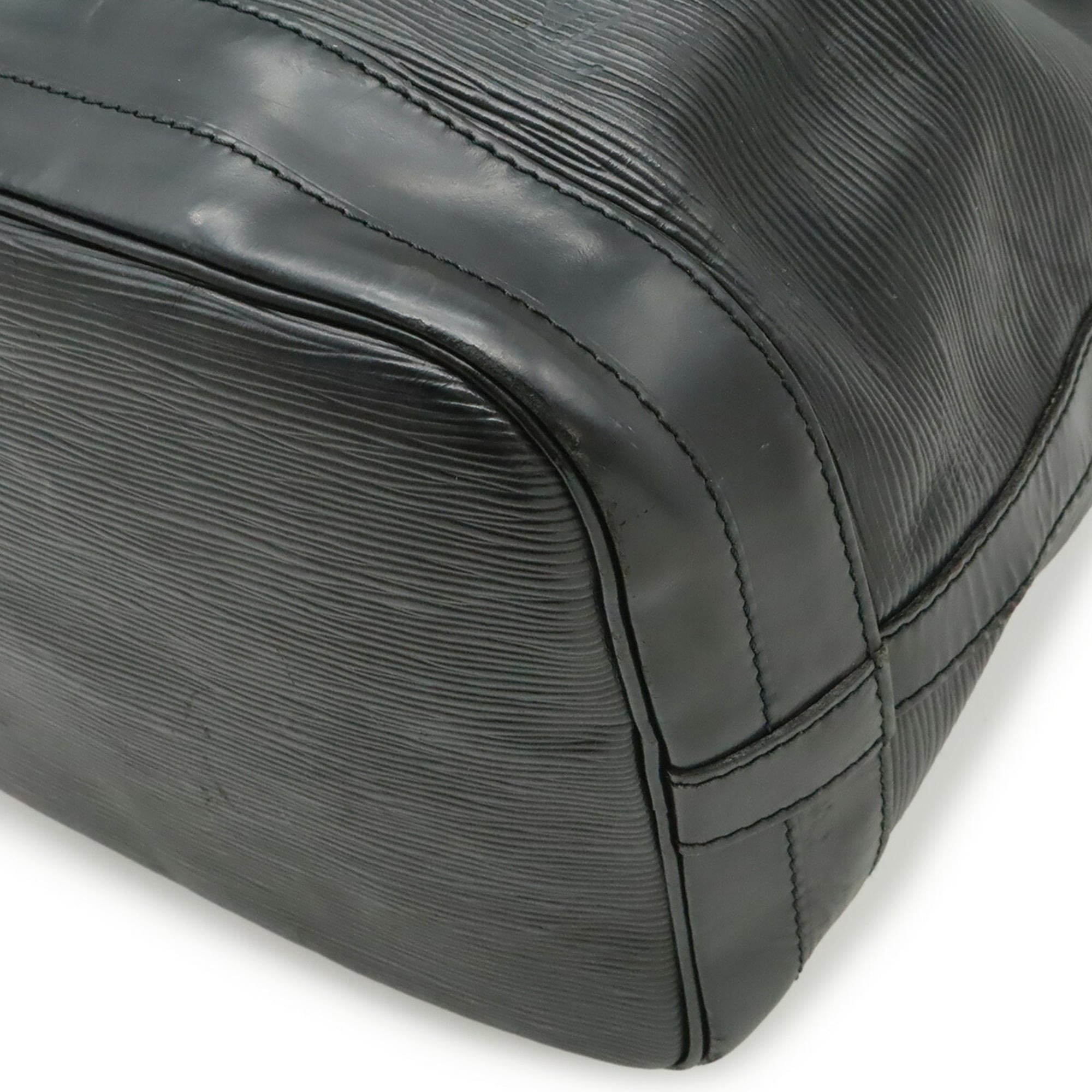 Louis Vuitton Black Noir Epi Leather Shoulder Bag