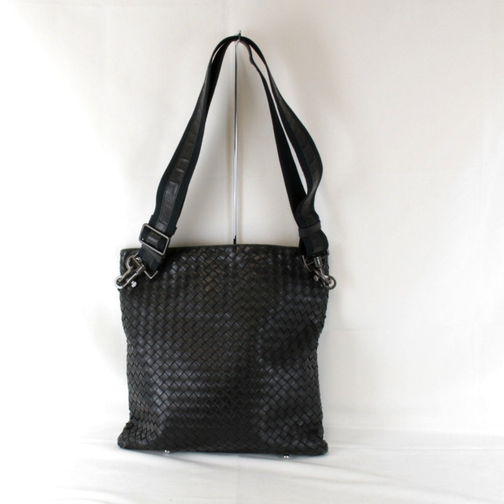 Bottega Veneta Black Leather Shoulder Bag
