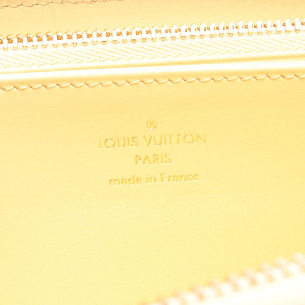 Louis Vuitton Ivory Jaune Yellow Leather Long Wallet