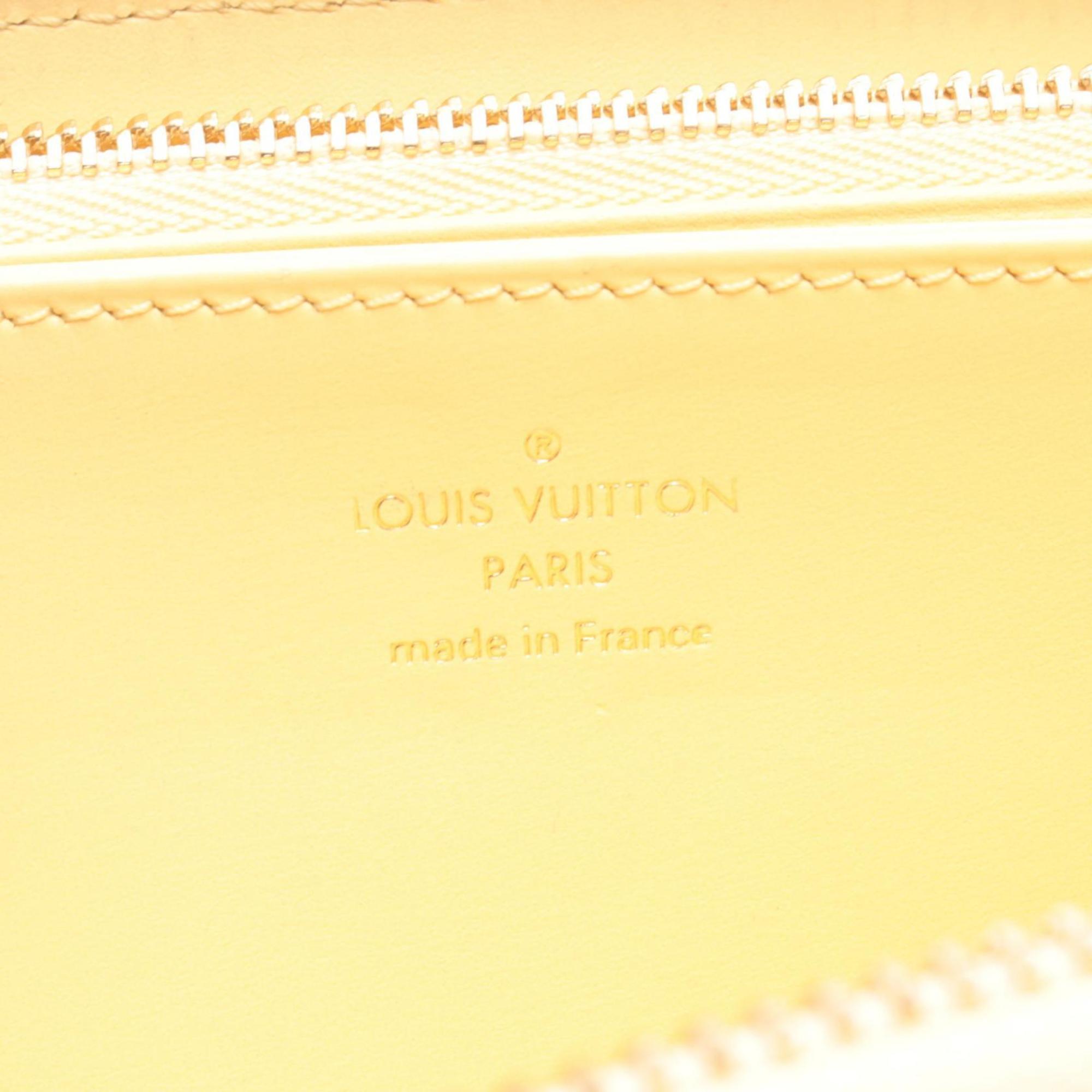 Louis Vuitton Ivory Jaune Yellow Leather Long Wallet