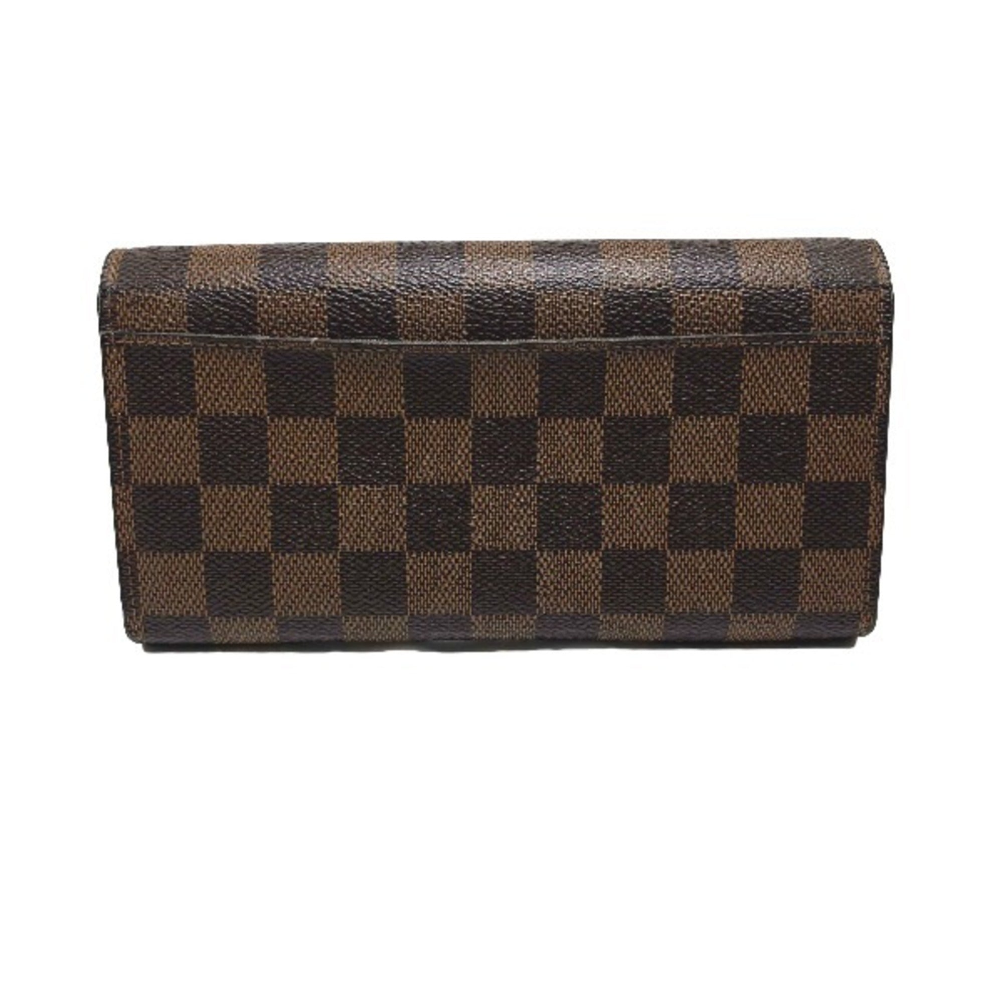 Louis Vuitton Ebene Damier Canvas Long Wallet