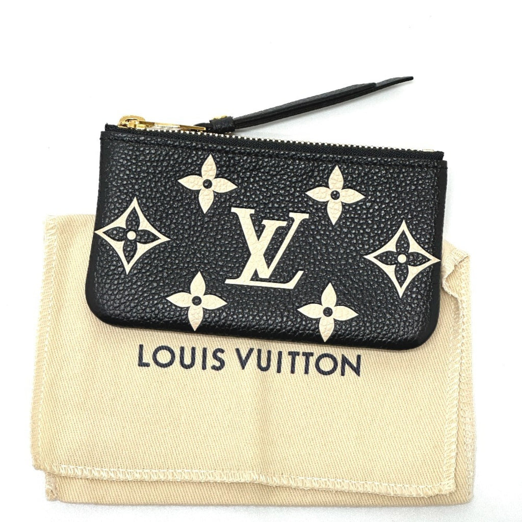 Louis Vuitton Monogram Empreinte Gold Black Monogram Empreinte Coin Purse/Coin Case