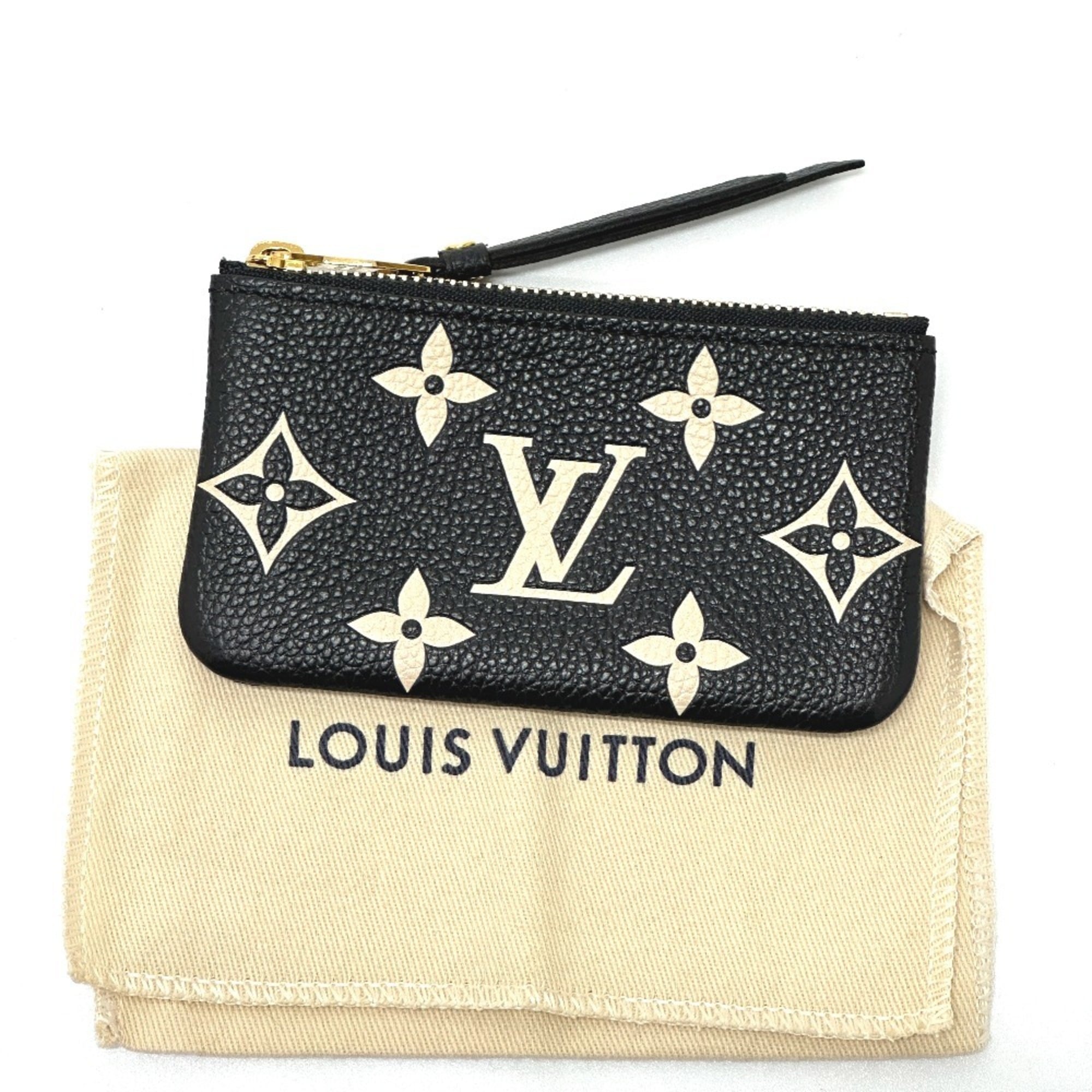Louis Vuitton Monogram Empreinte Gold Black Monogram Empreinte Coin Purse/Coin Case
