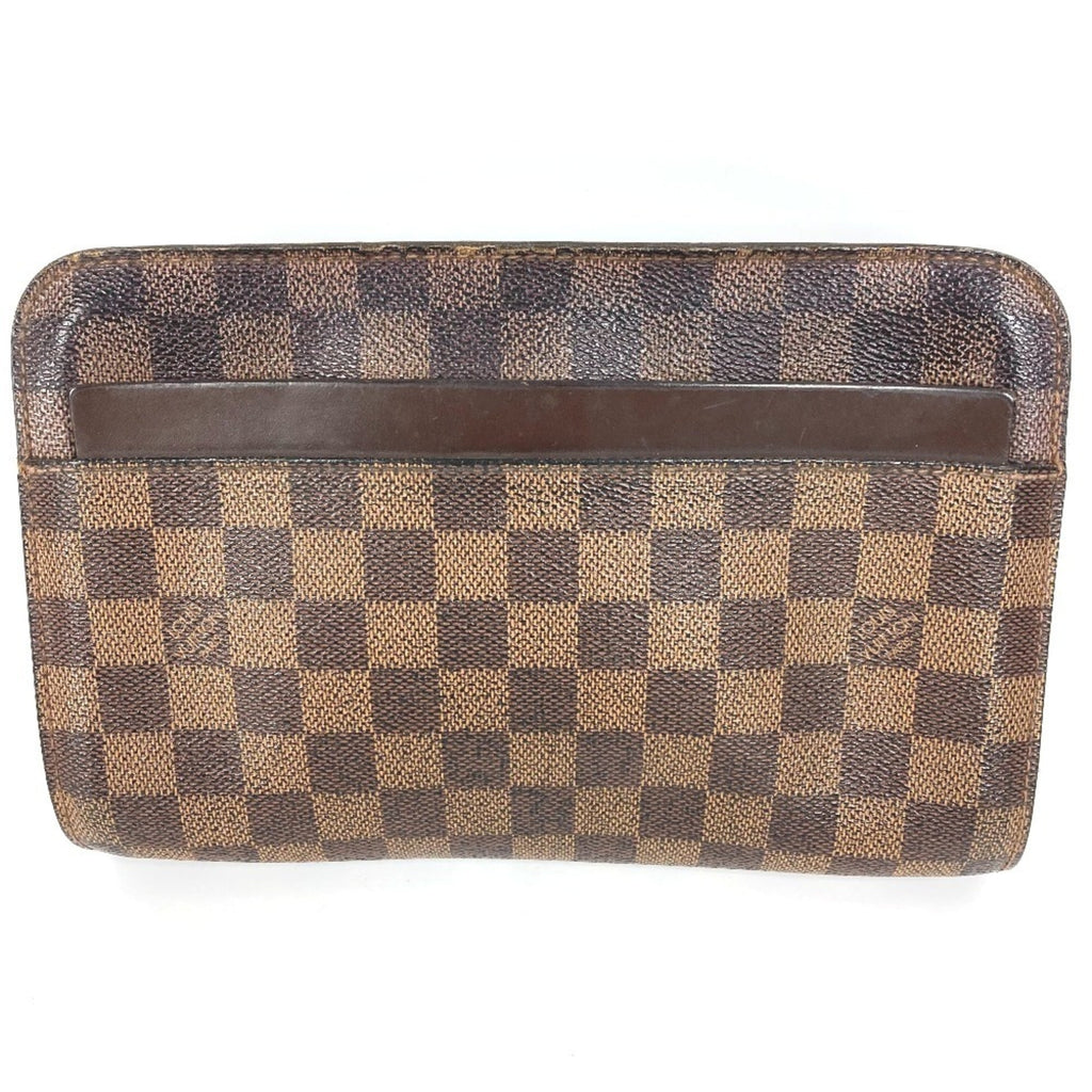 Louis Vuitton Brown Damier Canvas Ebene Damier Canvas Clutch Bag Pouch