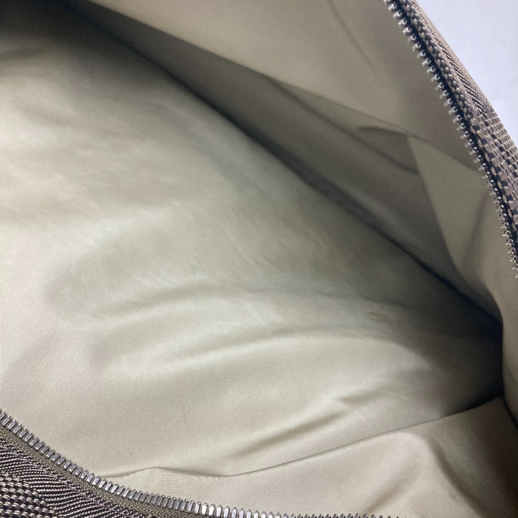 Louis Vuitton Khaki Canvas Boston Bag